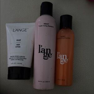 L'ange Hair Care Set - Black, Purple, Orange